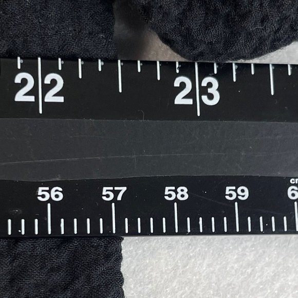 ORVIS Womens L Black Stretch Zip Up Pockets Searsucker Jacket Sweater - Picture 8 of 10